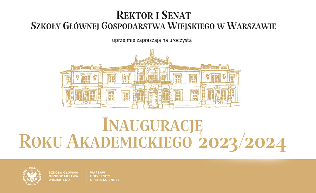 Zaproszenie na Inauguracja roku akademickiego 2023/24