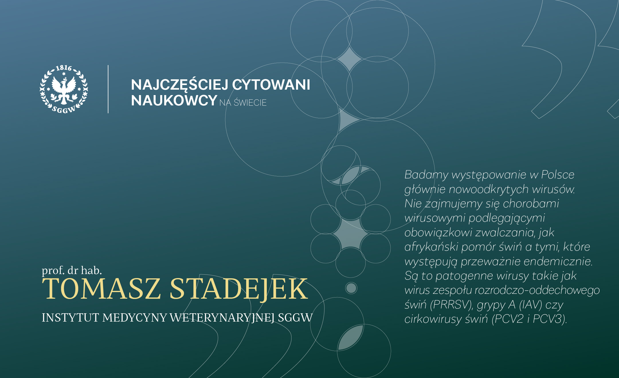 Najczesciej Cytowani prof dr hab Tomasz Stadejek
