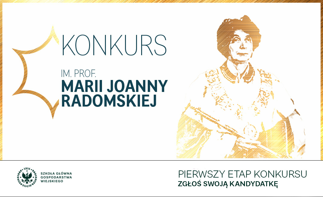 zgłoszenia do konkursu im. prof. radomskiej