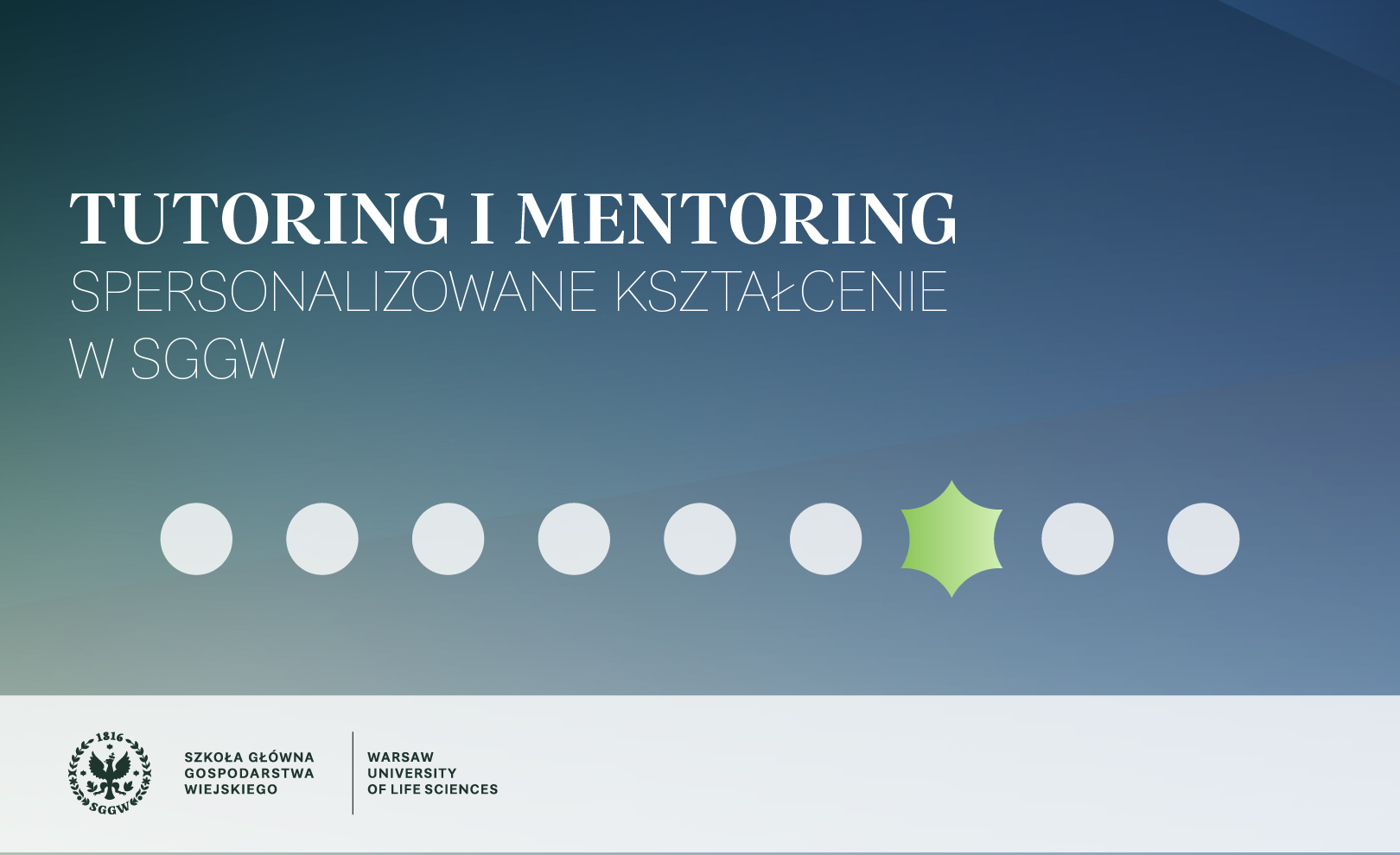 abstrakcyjna grafika dotycząca tutoringu i mentoringu