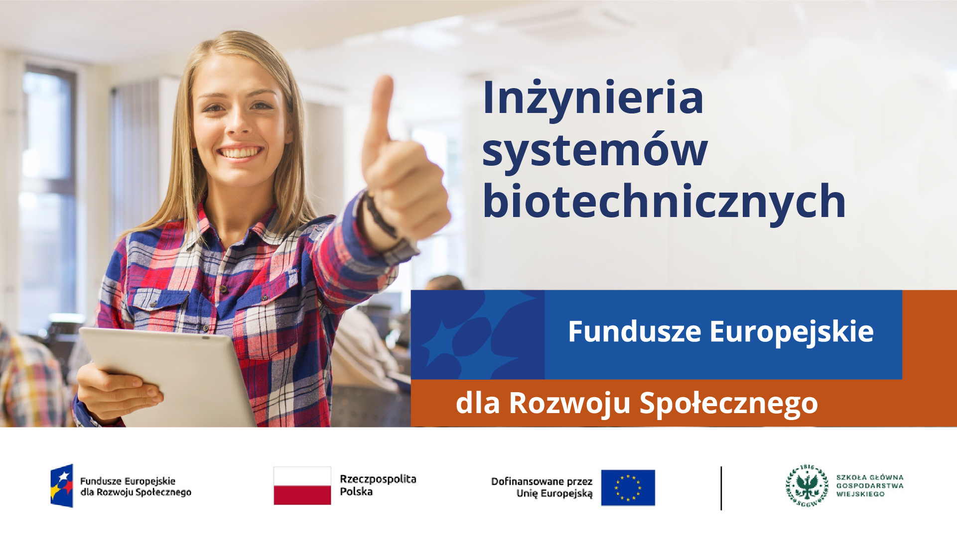 Inżynieria systemów biotechnicznych - uśmiechnięta kobieta
